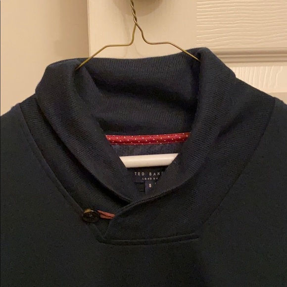 Ted Baker shawl collar sweater - Picture 2 of 4